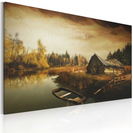 Seinapilt - Idyllic village - 90x60