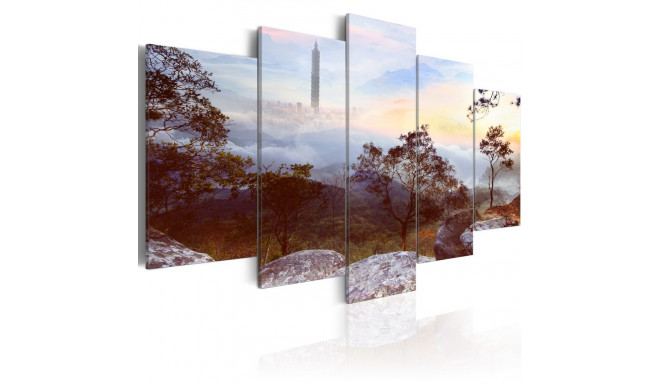 Seinapilt - Tower and horizon - 100x50