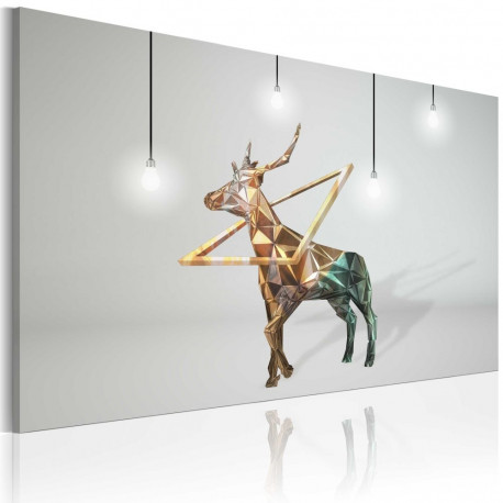 Seinapilt - Golden deer - 90x60