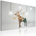 Seinapilt - Golden deer - 90x60