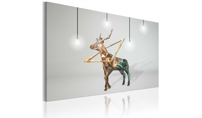 Seinapilt - Golden deer - 90x60
