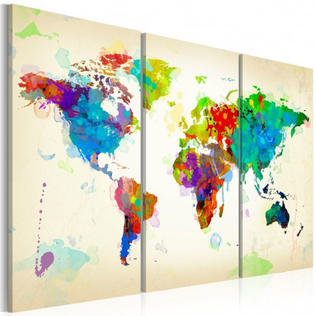 Seinapilt - All colors of the World - triptych - 60x40