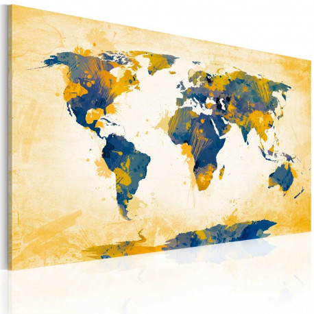 Seinapilt - Four corners of the World - 120x80