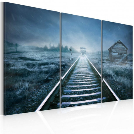 Seinapilt - A journey in the fog - 60x40