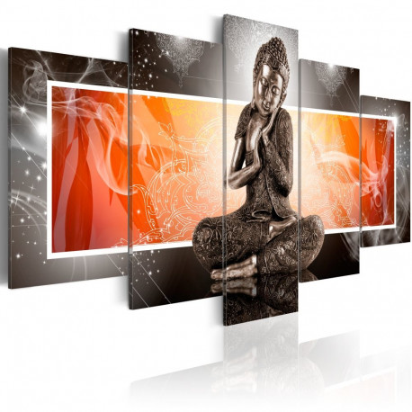 Seinapilt - Buddha and ornaments - 200x100