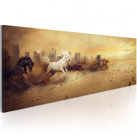 Seinapilt - City of stallions - 120x40