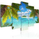 Seinapilt - Paradise island - 100x50