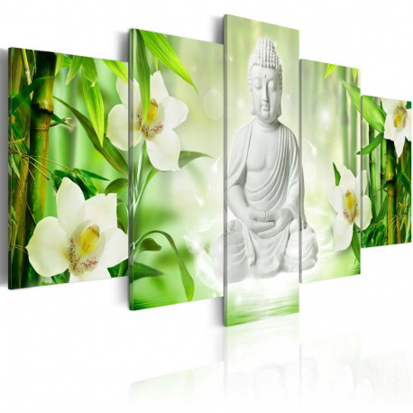 Seinapilt - Buddha and jasmine - 200x100