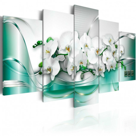 Seinapilt - Celadon Ribbon - 100x50