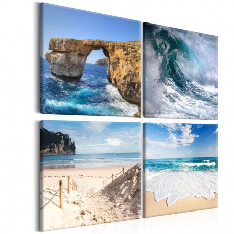 Seinapilt -  The Beauty of the Ocean - 80x80
