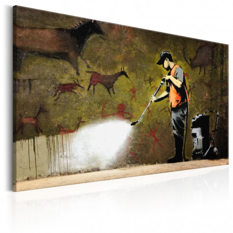 Seinapilt - Cave Painting by Banksy - 90x60