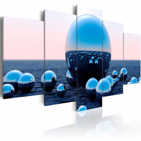 Seinapilt - Floating Balls - 100x50