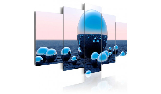 Seinapilt - Floating Balls - 100x50