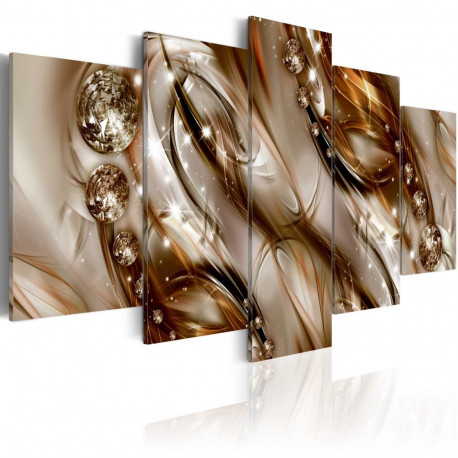 Seinapilt - Brown tide - 100x50