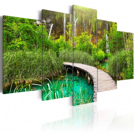 Seinapilt - Emerald Trail - 100x50