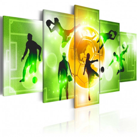 Seinapilt - I Love Soccer - 100x50