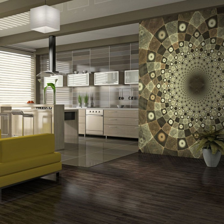 Fototapeet - Brown mosaic - 250x193