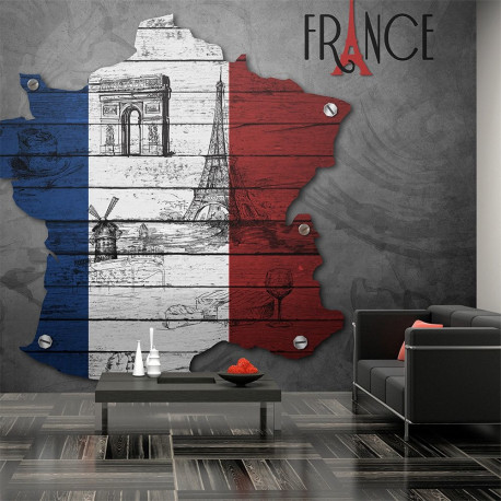 Fototapeet - France (symbols) - 200x154