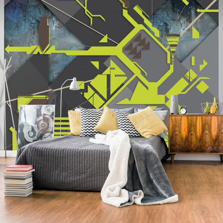Fototapeet - Dynamic paths - 400x309