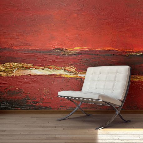 Fototapeet - Gold wave - 200x154