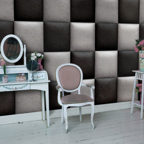 Fototapeet - Leather chessboard - 50x1000