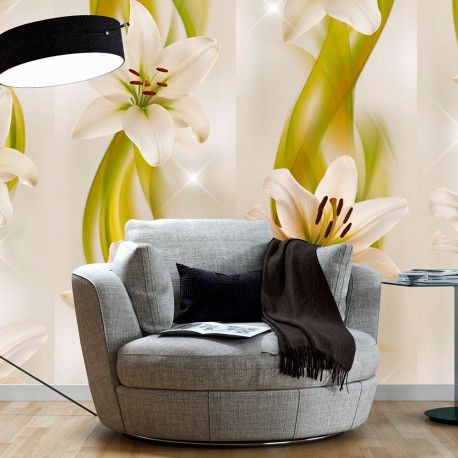Fototapeet - Lilies avant-garde - 50x1000