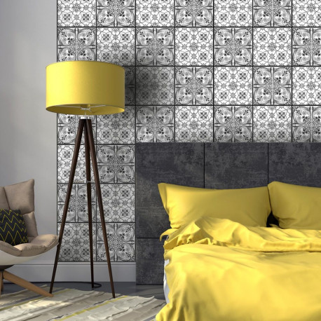 Fototapeet - Black Ornament - 50x1000