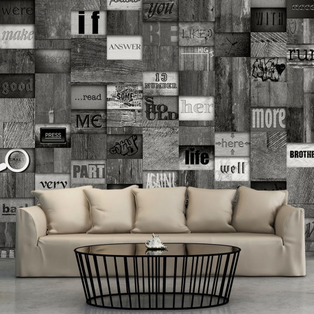 Fototapeet - Mosaic of Words - 50x1000