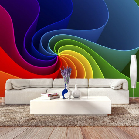Fototapeet - Colorful Pinwheel - 300x210