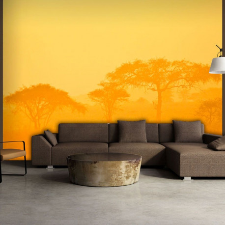 Fototapeet - Orange savanna - 300x231