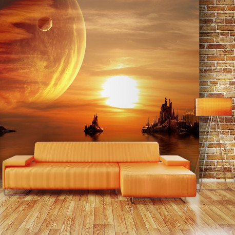 Fototapeet - Fantasy sunset - 400x309