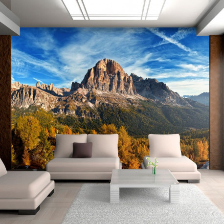 Fototapeet - Panoramic view of Italian Dolomites - 300x231