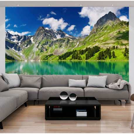 Fototapeet - Mountain lake - 250x193