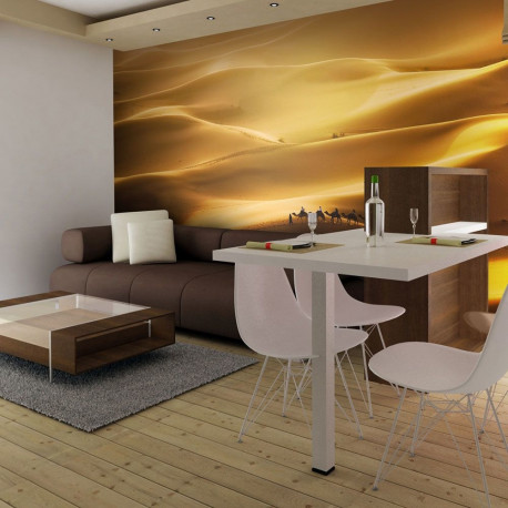 Fototapeet - Caravan of camels - 250x193