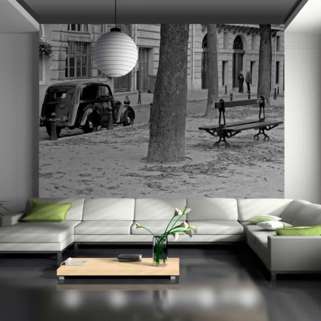 Fototapeet - Peaceful French street - 200x154