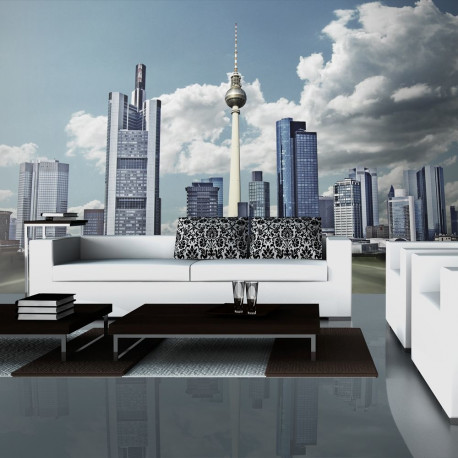 Fototapeet - Imaginary City - 350x270