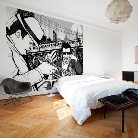 Fototapeet - New York, music, jazz... - 300x231