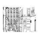 Fototapeet - A walk through Parisian streets - 400x309