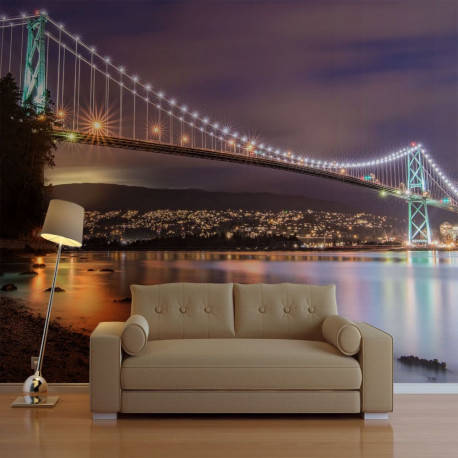 Fototapeet - Lions Gate Bridge - Vancouver (Canada) - 300x231