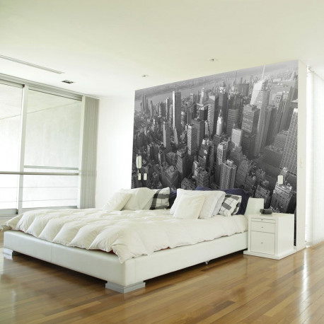 Fototapeet - New York: skyscrapers (bird's eye view) - 250x193