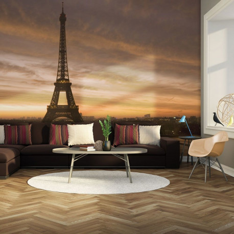 Fototapeet - Eiffel tower at dawn - 400x309