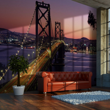 Fototapeet - Charming evening in San Francisco - 200x154