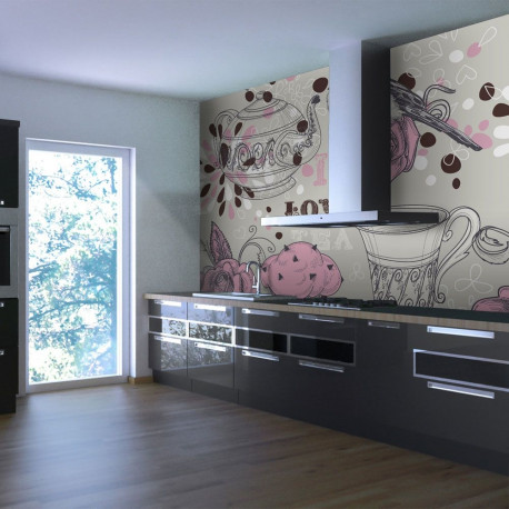 Fototapeet - Afternoon tea - 250x193