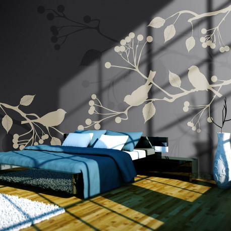 Fototapeet - Little birds - 350x270