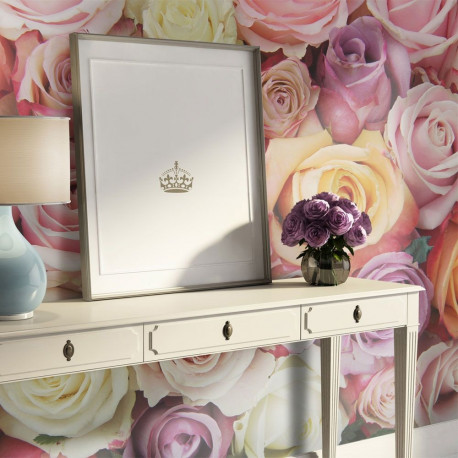 Fototapeet - Pastel roses - 200x154