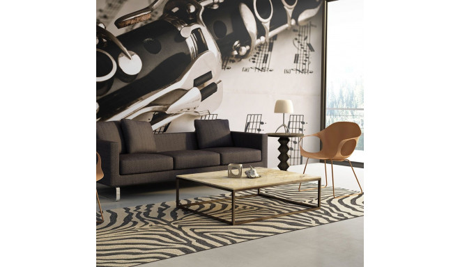 Fototapeet - Clarinet and music notes - 400x309