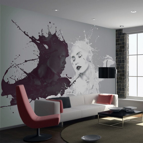 Fototapeet - Opposites attract - 400x309