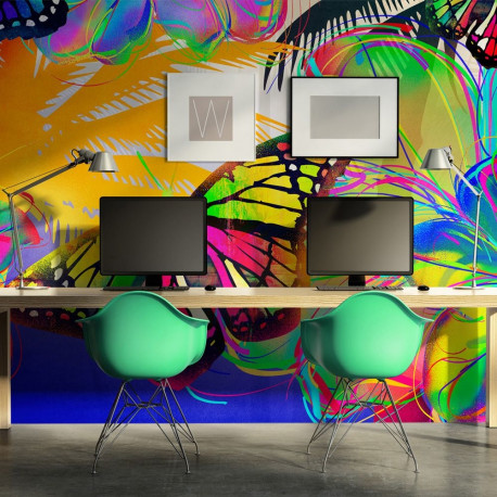 Fototapeet - Butterflies in the stomach - 300x231