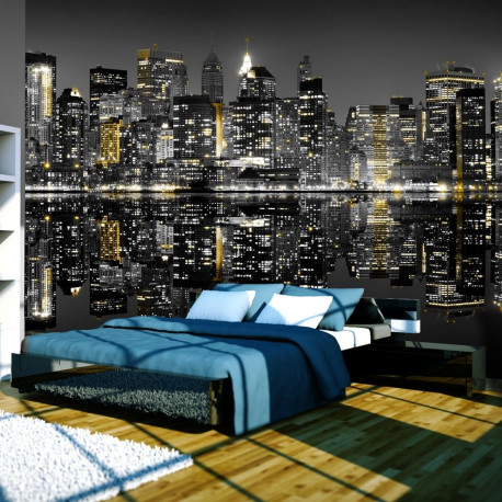 Fototapeet - Gold and silver - NYC - 200x154