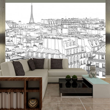 Fototapeet - Parisian's sketchbook - 400x309